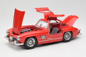 Mercedes 300 SL Rouge Bburago 1:18 3015 Métal — image 2 sur 8