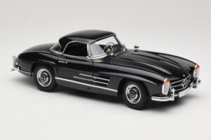 Mercedes 300 SL W198 Roadster With Hardtop Noir Minichamps 1:18 180039040 Métal — image 6 sur 8