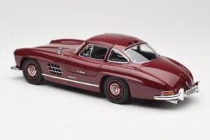 Mercedes 300 SL W198 Gullwing Rouge Foncé Minichamps 1:18 110037218 Métal — image 7 sur 8