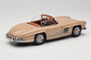 Mercedes 300 SL W198 Roadster Brun Clair Minichamps 1:18 180039032 Métal — image 3 sur 8