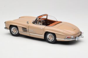 Mercedes 300 SL W198 Roadster Brun Clair Minichamps 1:18 180039032 Métal — image 7 sur 8