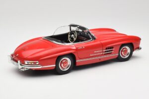 Mercedes 300 SL W198 Roadster Rouge Avec Toit Rigide Minichamps 1:18 180039041 Métal — image 3 sur 8