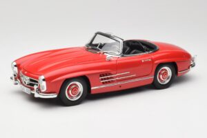 Mercedes 300 SL W198 Roadster Rouge Avec Toit Rigide Minichamps 1:18 180039041 Métal