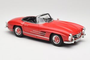 Mercedes 300 SL W198 Roadster Rouge Avec Toit Rigide Minichamps 1:18 180039041 Métal — image 6 sur 8