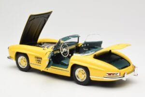 Mercedes 300 SL W198 Roadster Hardtop Signal Yellow Minichamps 1:18 180039044 Métal — image 6 sur 9