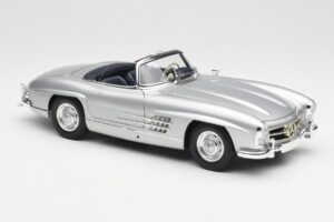 Mercedes 300 SL W198 Roadster Silver Metallic Minichamps 1:18 180039030 Métal — image 6 sur 8