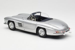 Mercedes 300 SL W198 Roadster Silver Metallic Minichamps 1:18 180039030 Métal — image 7 sur 8