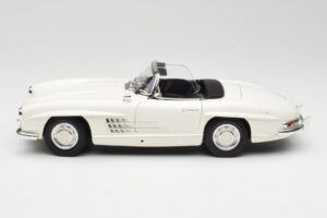 Mercedes 300 SL W198 Roadster Blanc Avec Capote Souple Minichamps 1:18 180039034 Métal — image 5 sur 9