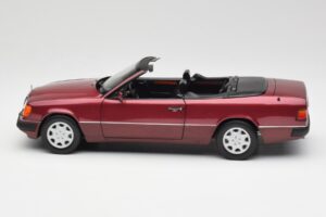 Mercedes 300CE-24 A124 Cabriolet Almandine Rouge Métallisé Norev 1:18 B66040616 Métal — image 4 sur 8