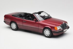 Mercedes 300CE-24 A124 Cabriolet Almandine Rouge Métallisé Norev 1:18 B66040616 Métal — image 6 sur 8
