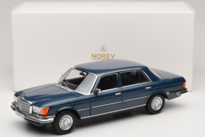 Mercedes 350 SEL W116 Hansa Blue Norev 1:18 183976 Métal — image 8 sur 8