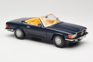 Mercedes 350 SL R107 Bleu Foncé Sun Star 1:18 MB003 Métal — image 6 sur 8