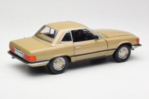 Mercedes 350 SL R107 Or Sun Star 1:18 MB004 Métal — image 3 sur 8