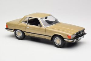 Mercedes 350 SL R107 Or Sun Star 1:18 MB004 Métal — image 6 sur 8
