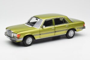Mercedes 450 SEL W116 Citrus Vert Édition Concessionnaire Norev 1:18 B66040683 Métal