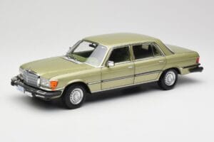 Mercedes 450 SEL W116 J.R. Ewing Dallas Vert Argenté Norev 1:18 183975 Métal