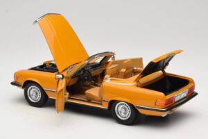 Mercedes 450 SL R107 Cayenne Orange Norev 1:18 183350 Métal — image 7 sur 10