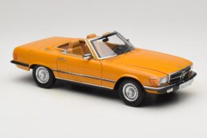 Mercedes 450 SL R107 Cayenne Orange Norev 1:18 183350 Métal — image 8 sur 10
