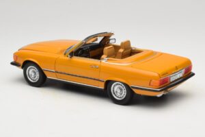 Mercedes 450 SL R107 Cayenne Orange Norev 1:18 183350 Métal — image 9 sur 10