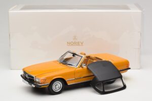 Mercedes 450 SL R107 Cayenne Orange Norev 1:18 183350 Métal — image 10 sur 10