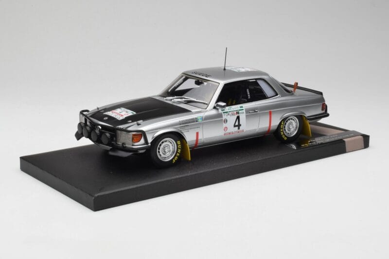 Mercedes 450 SLC 5.0 C107 #4 B. Waldegard / H. Thorszelius Rally Bandama 1979 Minichamps 1:18 107793204 Résine