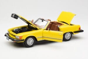 Mercedes 450SL R107 Jaune US Version Norev 1:18 183727 Métal — image 2 sur 9