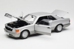 Mercedes 500 SEC C126 Argent AUTOart 1:18 76212 Métal — image 2 sur 8