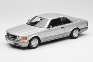 Mercedes 500 SEC C126 Argent AUTOart 1:18 76212 Métal