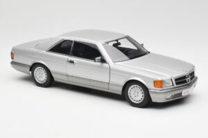 Mercedes 500 SEC C126 Argent AUTOart 1:18 76212 Métal — image 6 sur 8