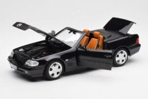 Mercedes SL 500 R129 Noir Norev 1:18 183750 Métal — image 2 sur 10