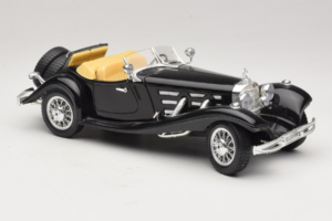 Mercedes 500K Roadster Noir Bburago 1:18 3020-P2 Métal — image 6 sur 8