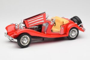 Mercedes 500K Roadster Rouge Bburago 1:18 3020 Métal — image 2 sur 8