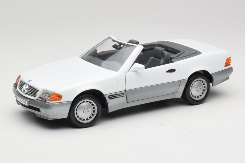 Mercedes 500 SL R129 Blanc Roadtough 1:18 92048 Métal