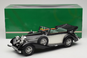 Mercedes 540K Cabriolet Noir Argent Cult Models 1:18 CML184-3 Métal — image 6 sur 6