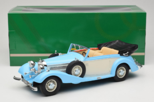 Mercedes 540K Cabriolet Bleu Blanc Cult Models 1:18 CML184-2 Métal — image 6 sur 6