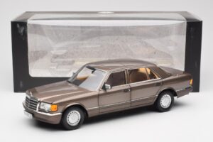 Mercedes 560 SEL W126 Impala Marron Édition Concessionnaire Norev 1:18 B66040646 Métal — image 8 sur 8