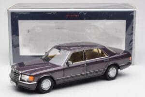 Mercedes 560 SEL W126 Violet Metallic Norev 1:18 183544 Métal — image 8 sur 8