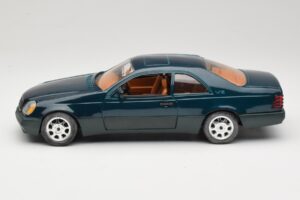 Mercedes 600 SEC C140 Vert Majorette 1:18 4418 Métal — image 4 sur 8