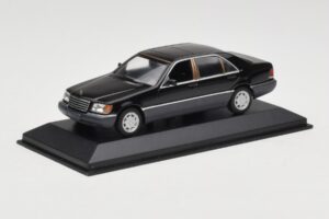 Mercedes 600 SEL W140 Black Metallic Minichamps 1:43 940035400 Métal — image 2 sur 4