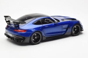 Mercedes AMG GT C190 Black Series Bleu Métallisé Norev 1:18 183908 Métal — image 3 sur 8