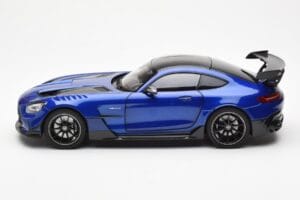Mercedes AMG GT C190 Black Series Bleu Métallisé Norev 1:18 183908 Métal — image 4 sur 8