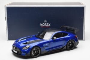 Mercedes AMG GT C190 Black Series Bleu Métallisé Norev 1:18 183908 Métal — image 8 sur 8