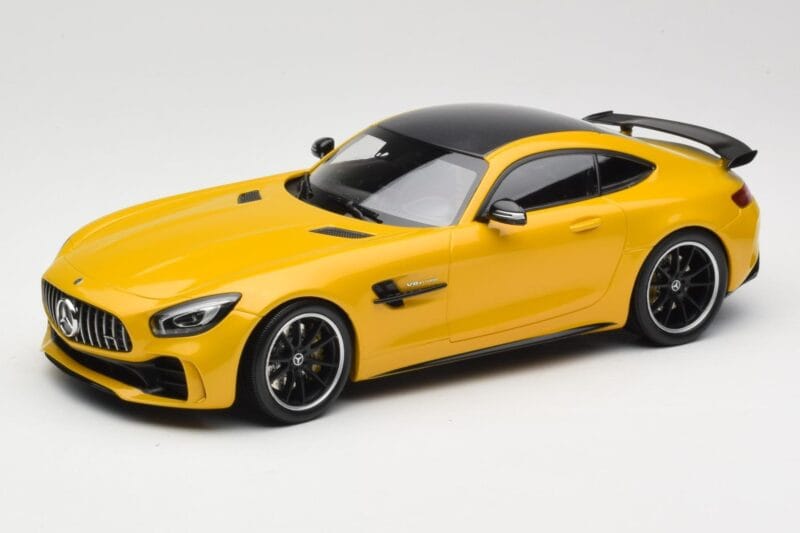 Mercedes AMG GT R C190 Jaune Minichamps 1:18 155036021 Métal