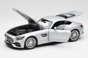 Mercedes AMG GT S C190 Designo Iridium Argent Magno Norev 1:18 B66960485 Métal — image 2 sur 8