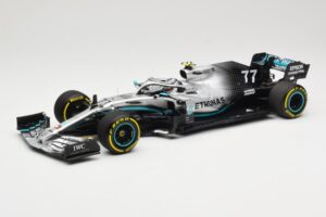 Mercedes AMG Petronas W10 #77 V. Bottas Winner USA GP 2019 Minichamps 1:18 110191877 Métal