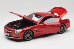 Mercedes AMG SL 63 R231 Rouge Maisto 1:18 36199 Métal — image 2 sur 8