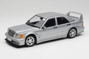 Mercedes 190E W201 2.5-16 EVO 2 Astral Argent Metallic Minichamps 1:18 155036101 Métal