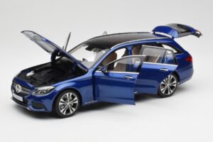 Mercedes C-Class S205 T-Modell Brilliant Bleu Métallisé Norev 1:18 B66960257 Métal — image 2 sur 8