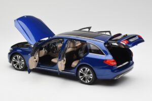 Mercedes C-Class S205 T-Modell Brilliant Bleu Métallisé Norev 1:18 B66960257 Métal — image 5 sur 8