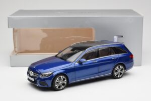 Mercedes C-Class S205 T-Modell Brilliant Bleu Métallisé Norev 1:18 B66960257 Métal — image 8 sur 8